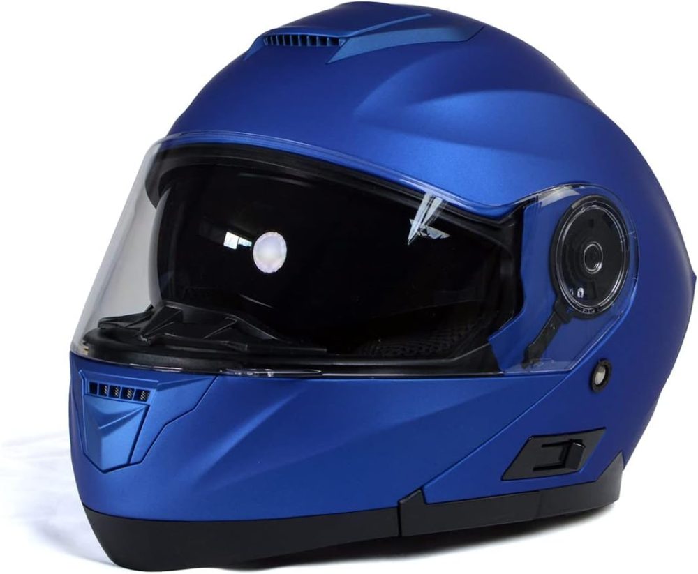 Advanced Motorcycle Modular Helmet Biker w/ Drop Down Visor - Medium - Image 2