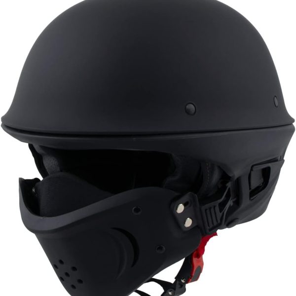 Helmets Open Face 3/4 Motorcycle Biker Rider Helmets  X-Small