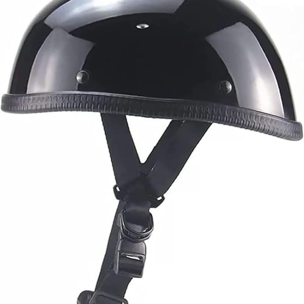 Retro Style Motorcycle Half Helmet - Classic Design Half Motorcycle Helmet,  Certified