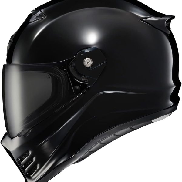 Full Face Adult Motorcycle Helmet Street Fighter Style with Bluetooth Ready Speaker Pockets  ECE 22.06 Approved Unisex