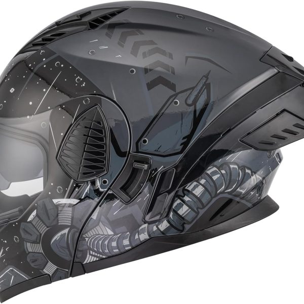 Modular Motorcycle Helmets Full Face Flip up Street Bike Motorcycle Helmet for Unisex Adult Model-167